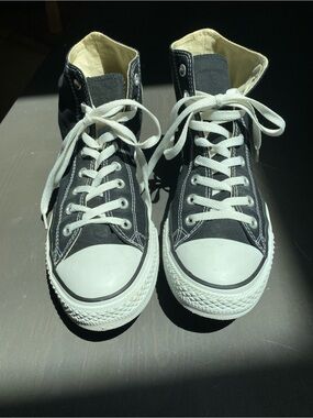 Converse Chuck Taylor All Star High Top Black Canvas Sneakers Shoes Men's 10